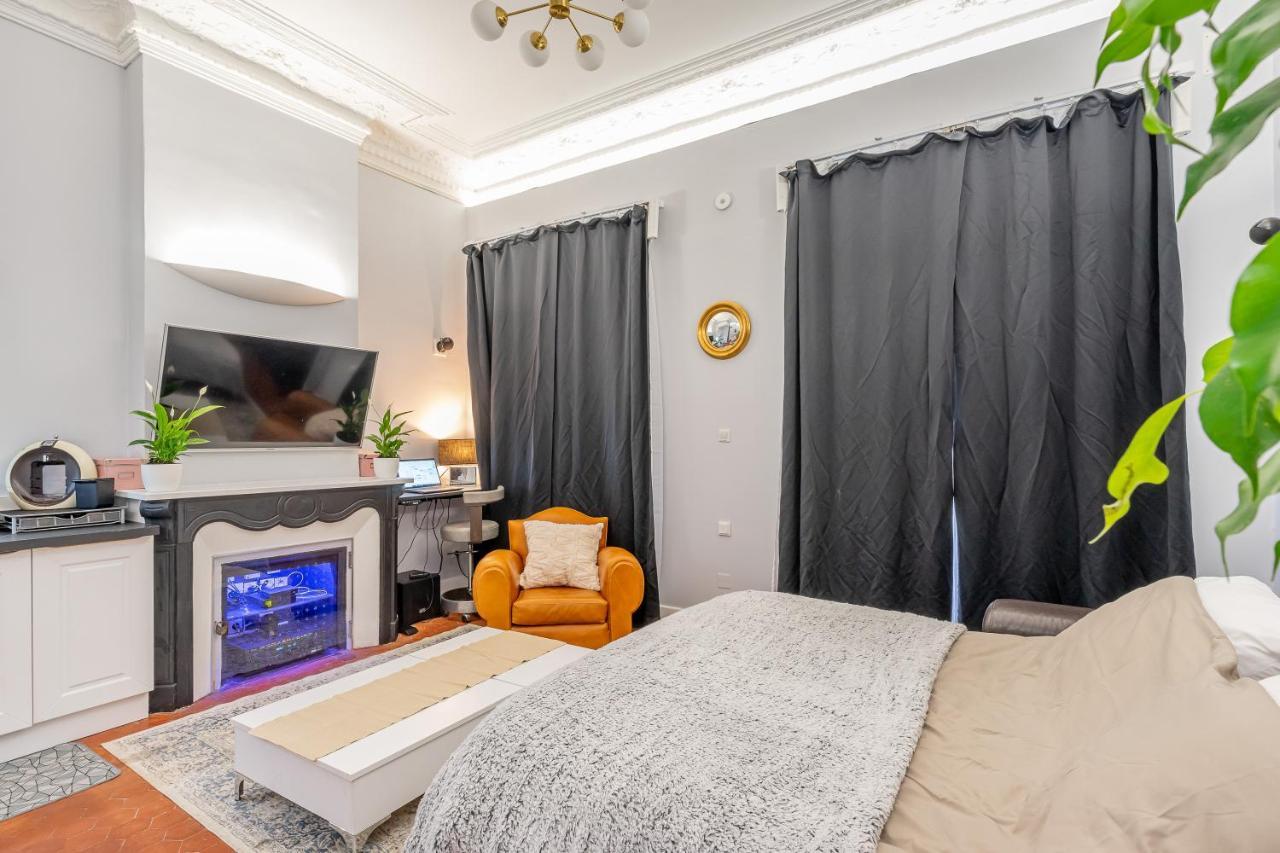 Nouvel Appartement De Caractere Et Climatise A La Joliette Марсель Экстерьер фото